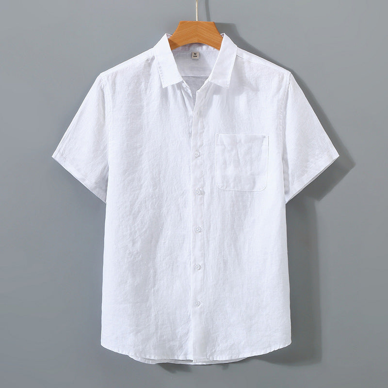 OLIVER | Short Sleeve Linen Shirt