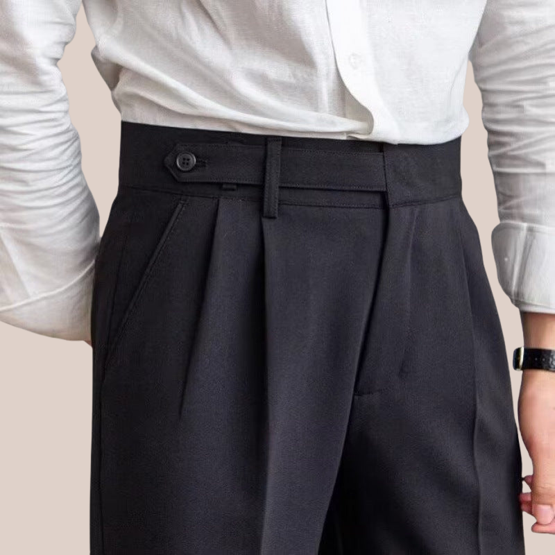 MARCUS | Tailored High-Waist Trousers