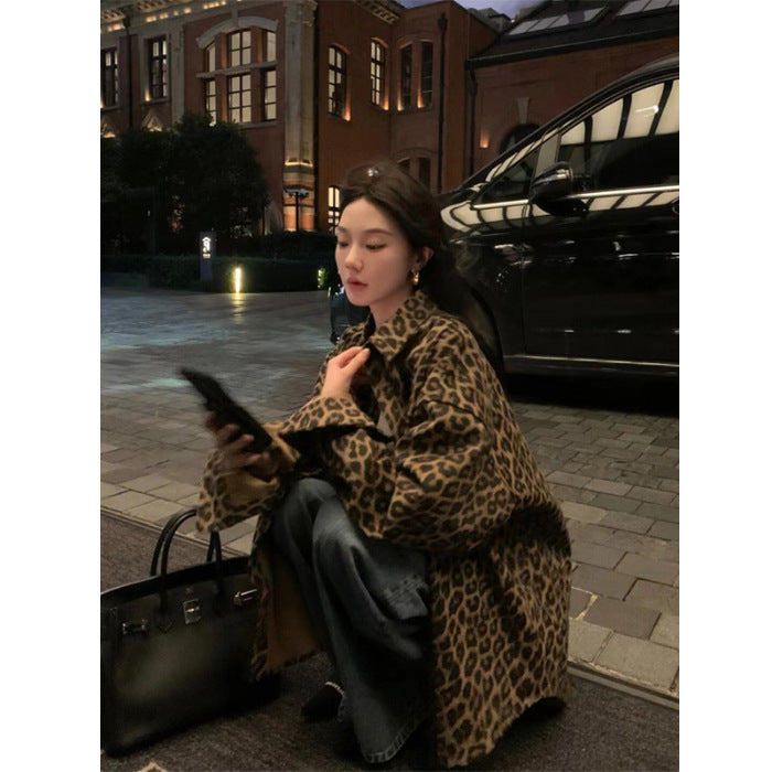 Hazel | Leopard Bomber Jacket