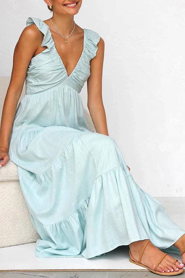 Brooke | Elegant V-Neck Dress