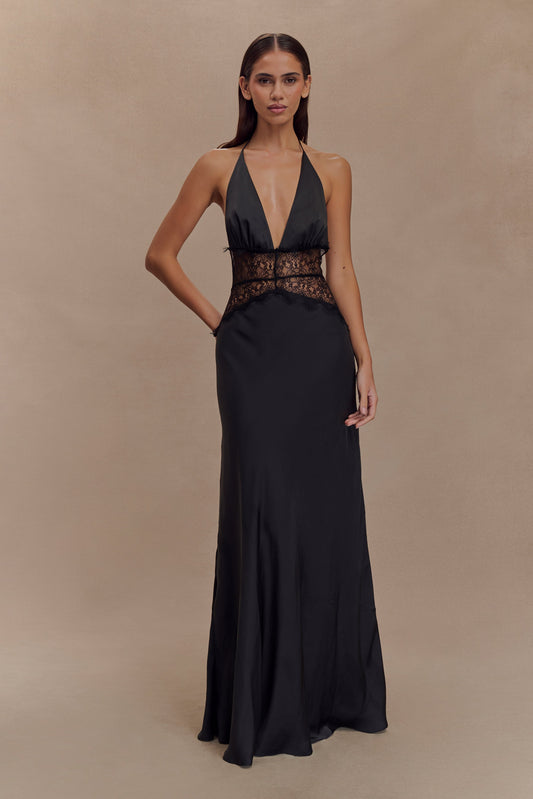 Noiréa – Lace and Satin Dress
