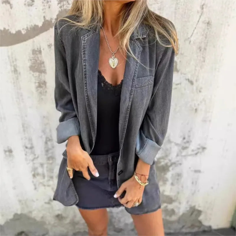 Vanessa | A Casual Denim Blazer