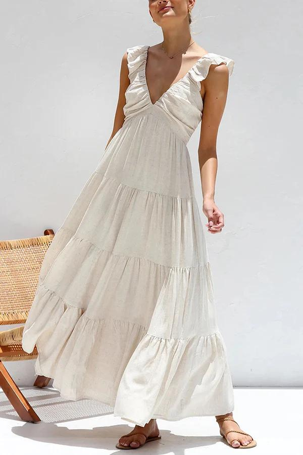 Brooke | Elegant V-Neck Dress