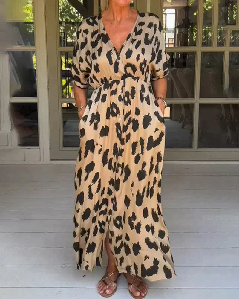 Zara™ | Leopard Print Statement Dress