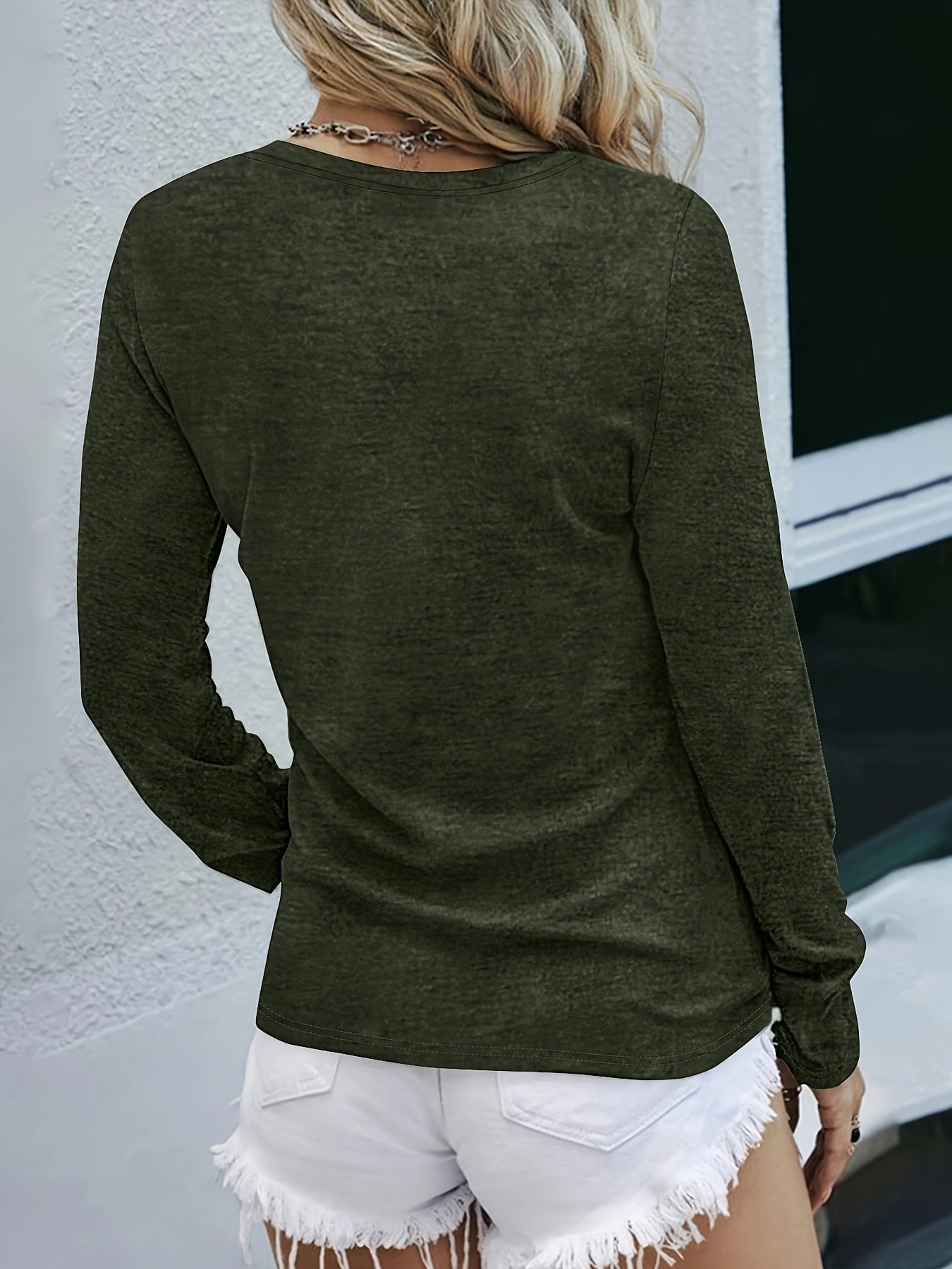 Genevieve | Casual Round Neck Pullover