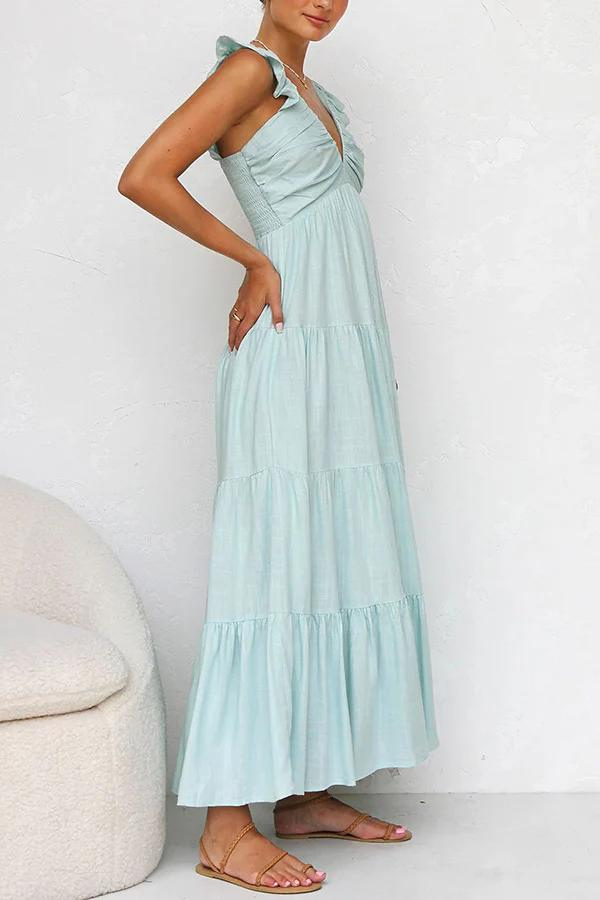 Brooke | Elegant V-Neck Dress