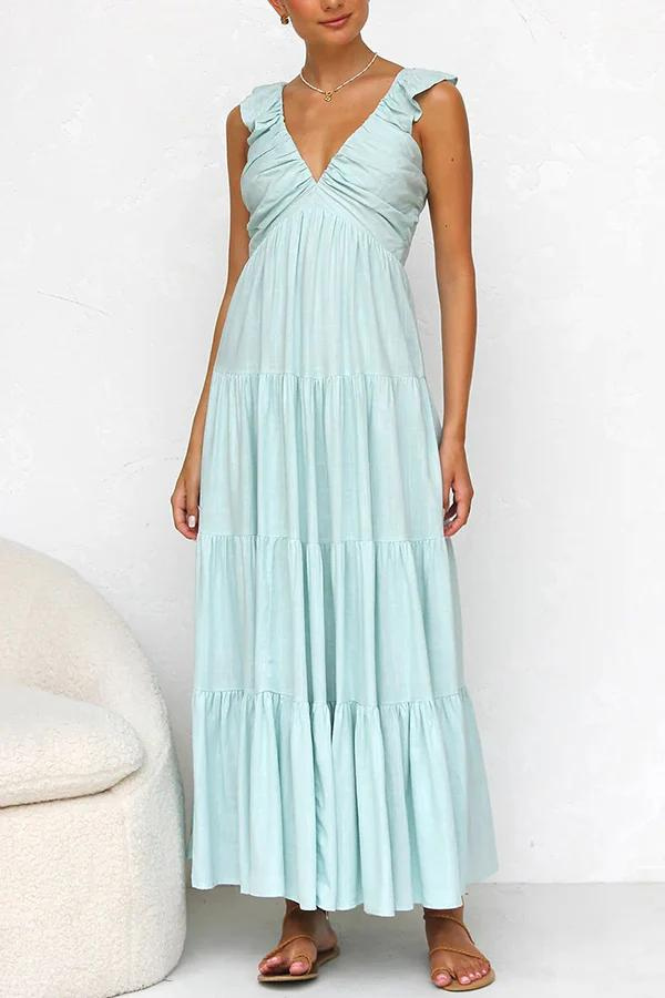 Brooke | Elegant V-Neck Dress