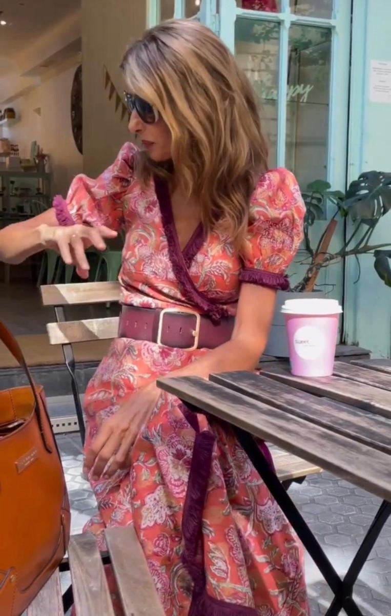 Rosalie Quinn | Elegant Pink Maxi Dress