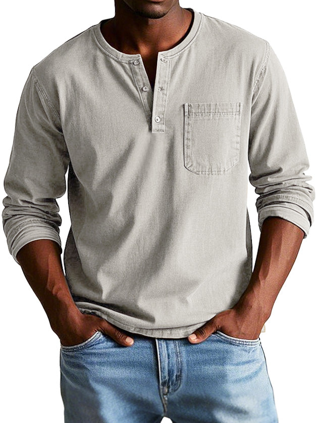 Elliot | Classic Vintage Long Sleeve Shirt