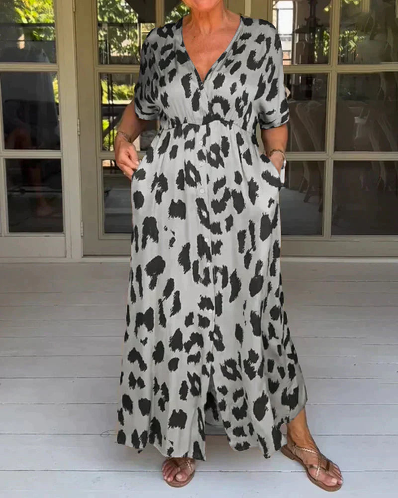 Zara™ | Leopard Print Statement Dress