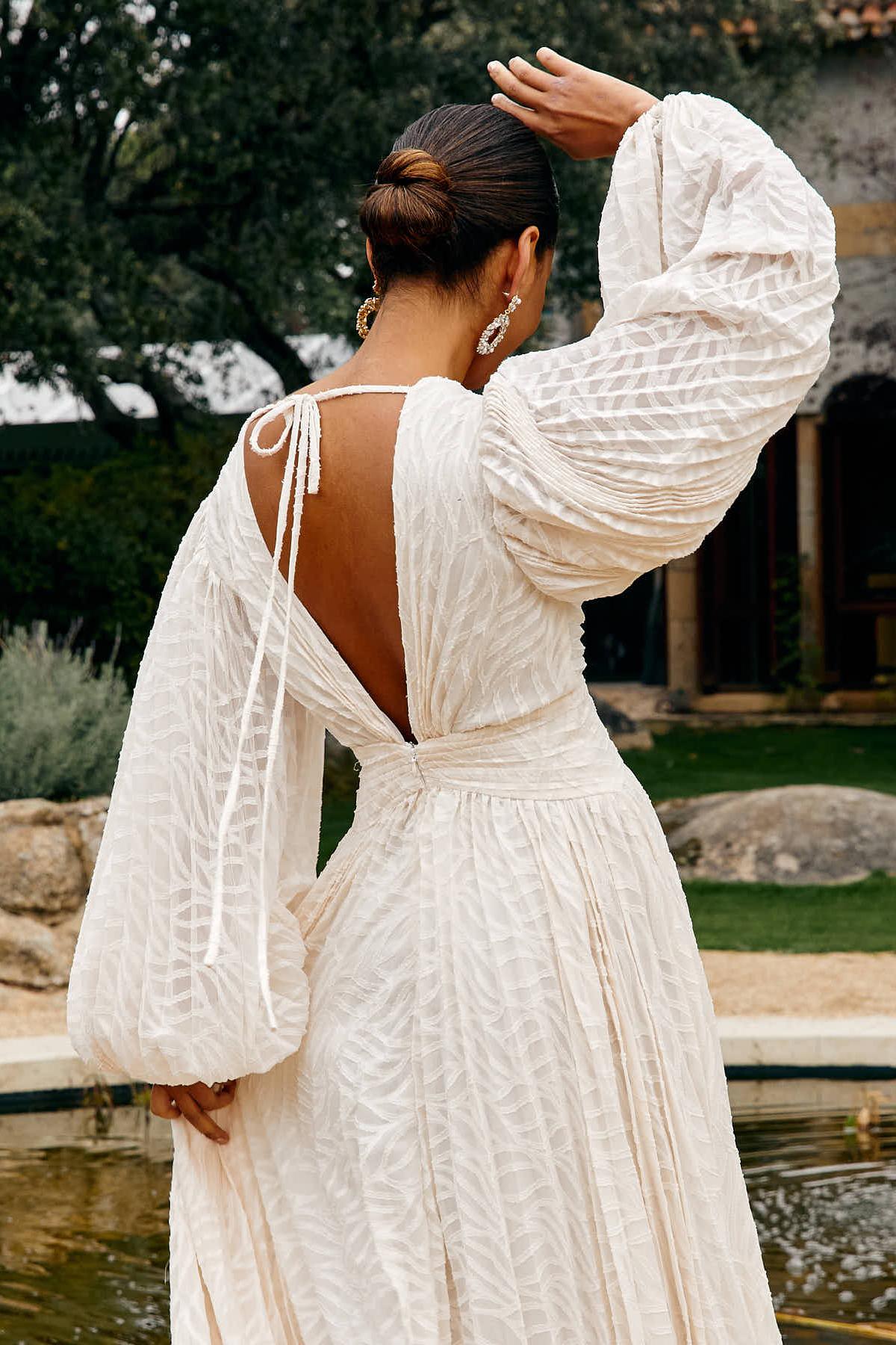 Elsa | Cream Maxi Dress by Allegory