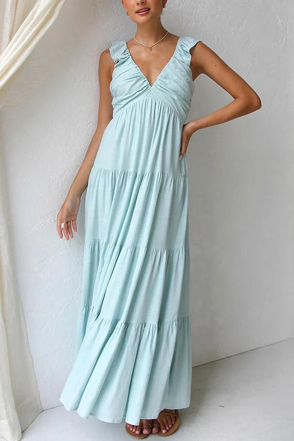 Brooke | Elegant V-Neck Dress