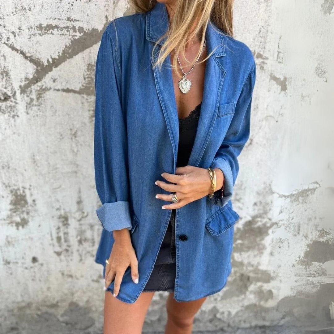 Vanessa | A Casual Denim Blazer