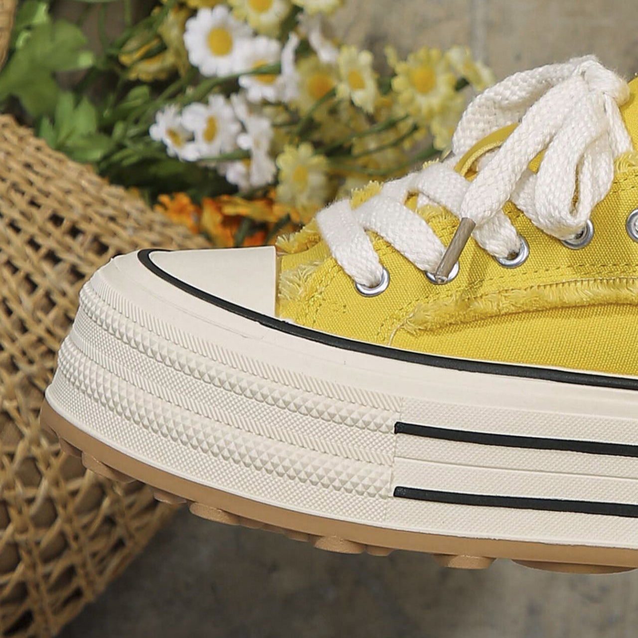 Luna West | Fringed Platform Sneaker