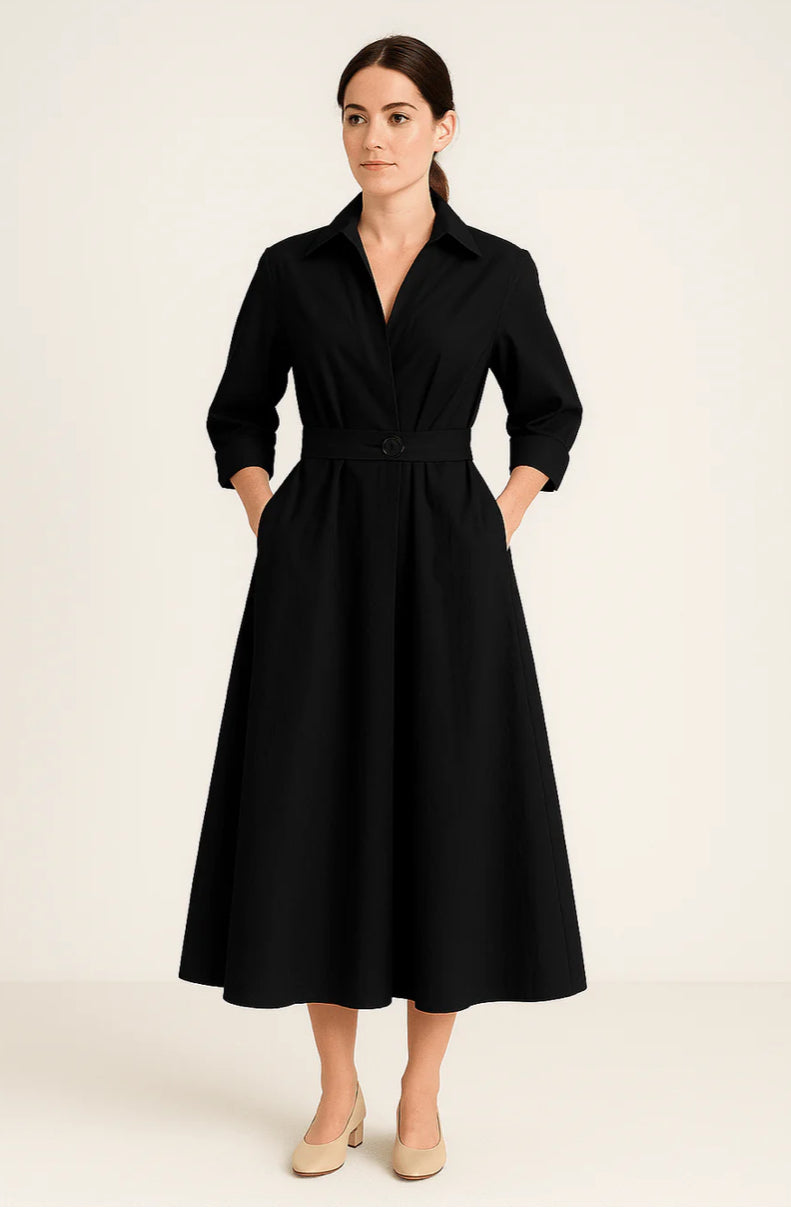 Liora – Women's Cotton Shirt Dress