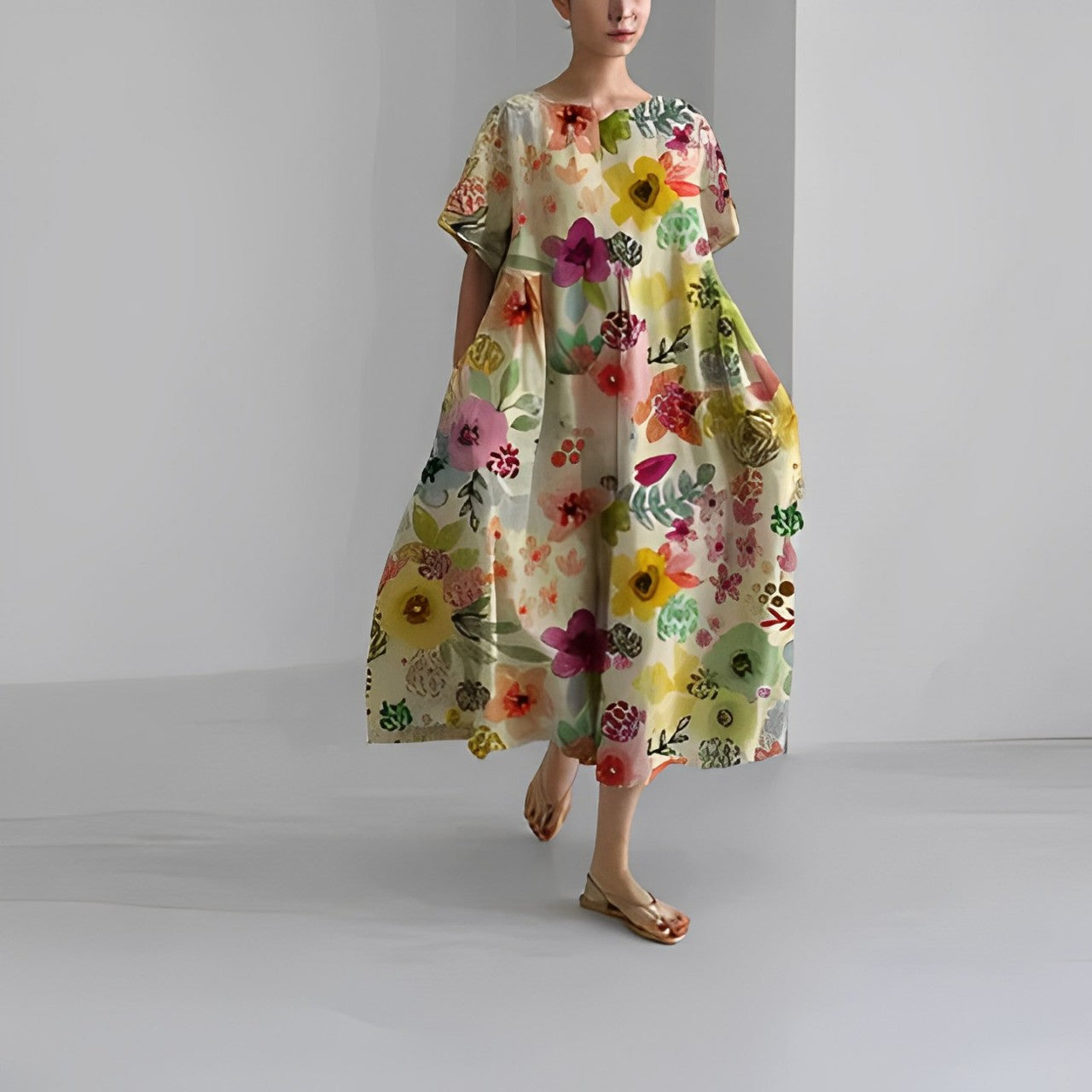 Renata | Bohemian Floral Dress