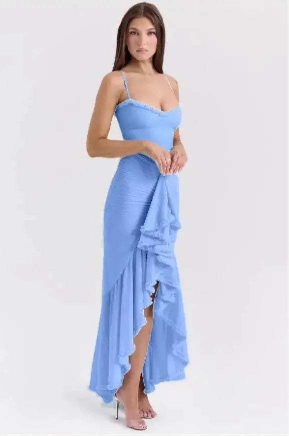 Amara | Irregular Mesh Bodycon Party Dress
