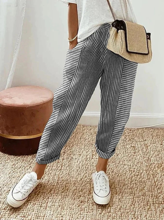 Keira | Striped Pants