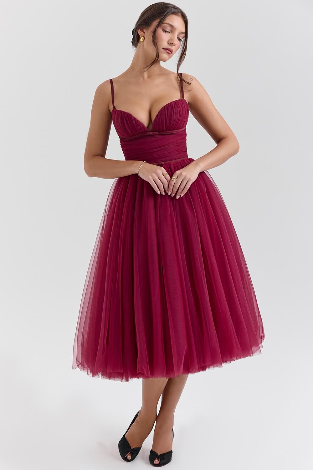 Juliette Rose | Elegant Midi Dress
