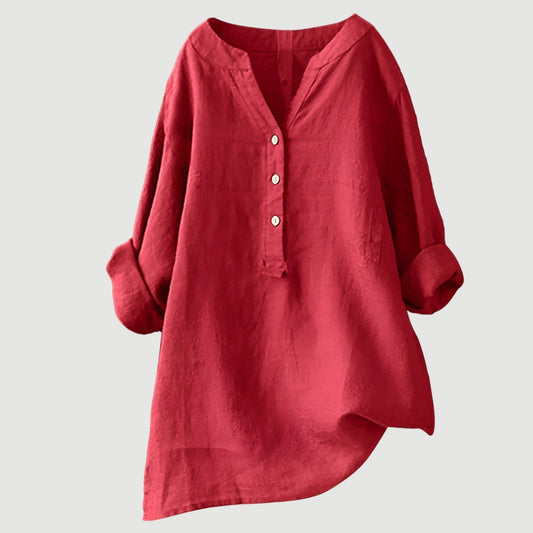 Evania – Lightweight Linen Blouse