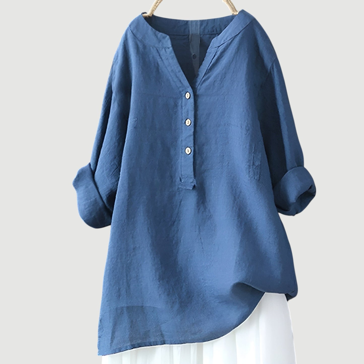 Evania – Lightweight Linen Blouse