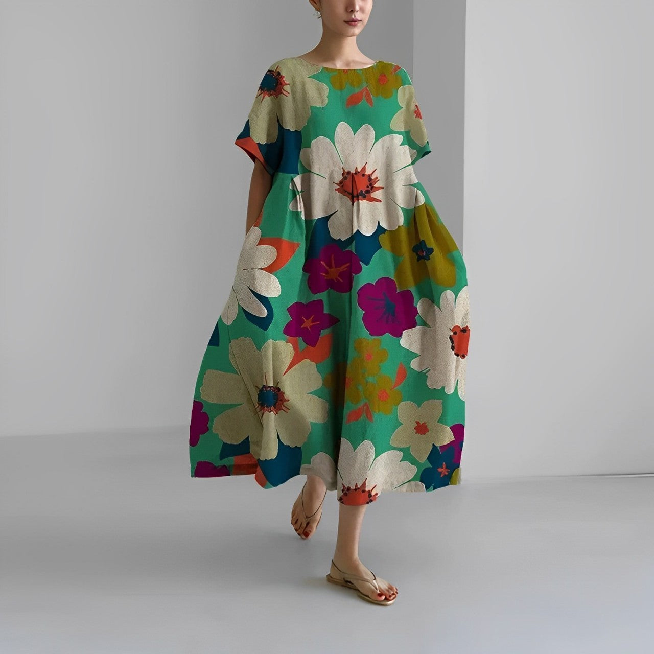 Renata | Bohemian Floral Dress