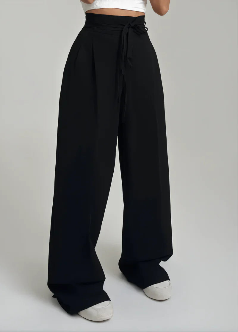 Amelia | High-Waist Wide Leg Trousers