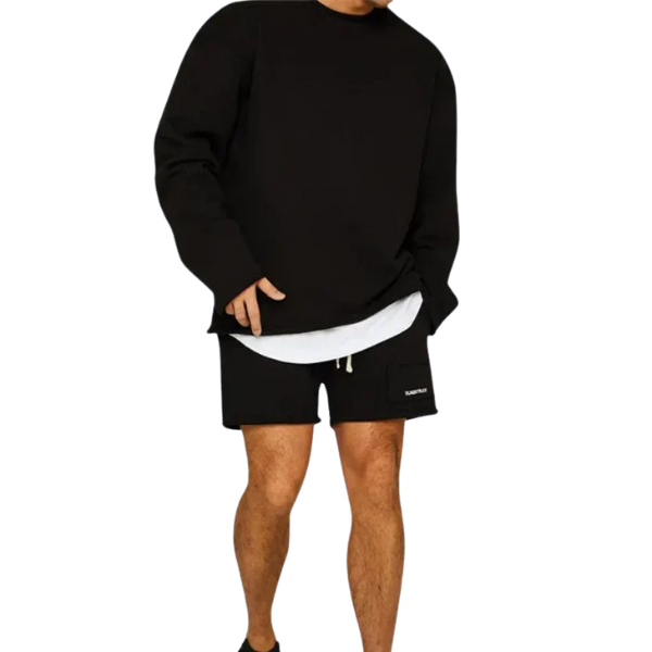 James | Long-Sleeved Shirt and Shorts Set