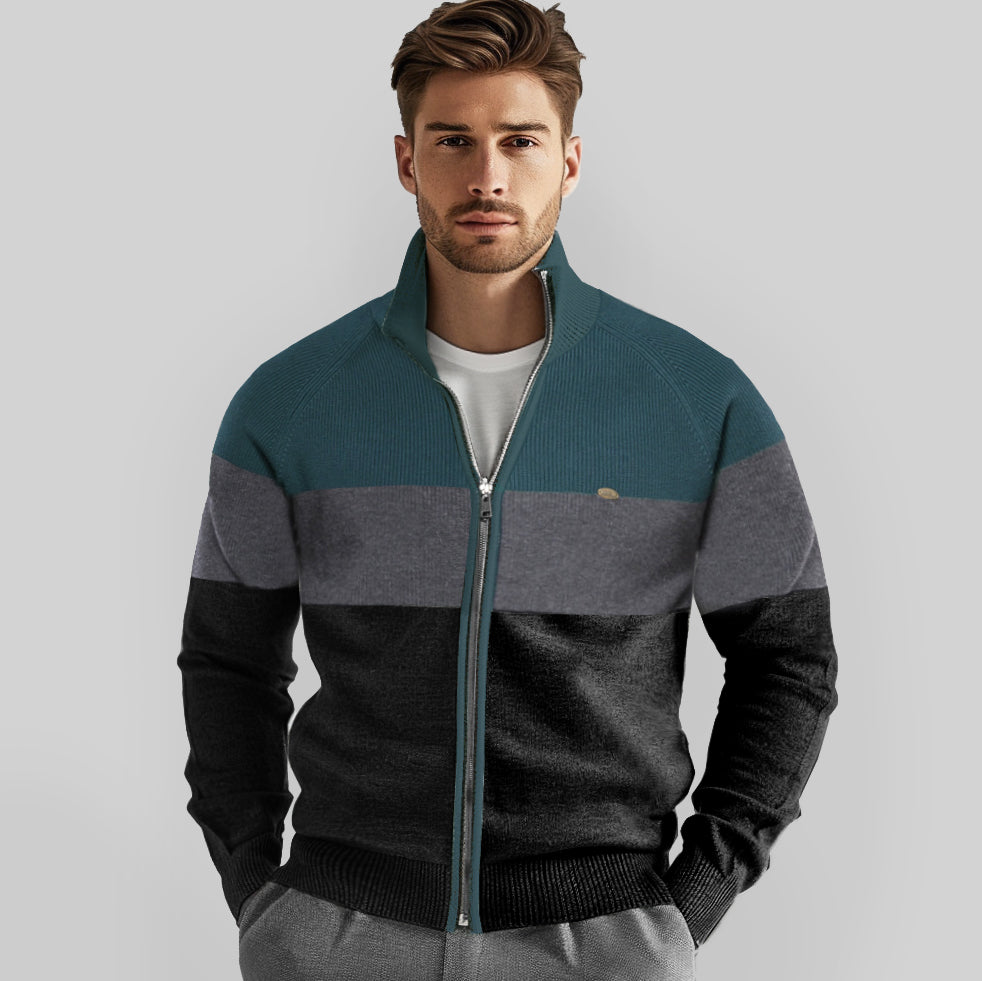 Kaden | Full Zip Knit Sweater Cardigan