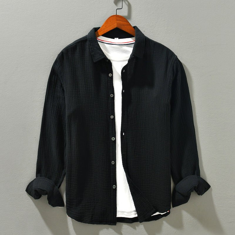 ETHAN - COTTON SHIRT WITH LONG SLEEVES
