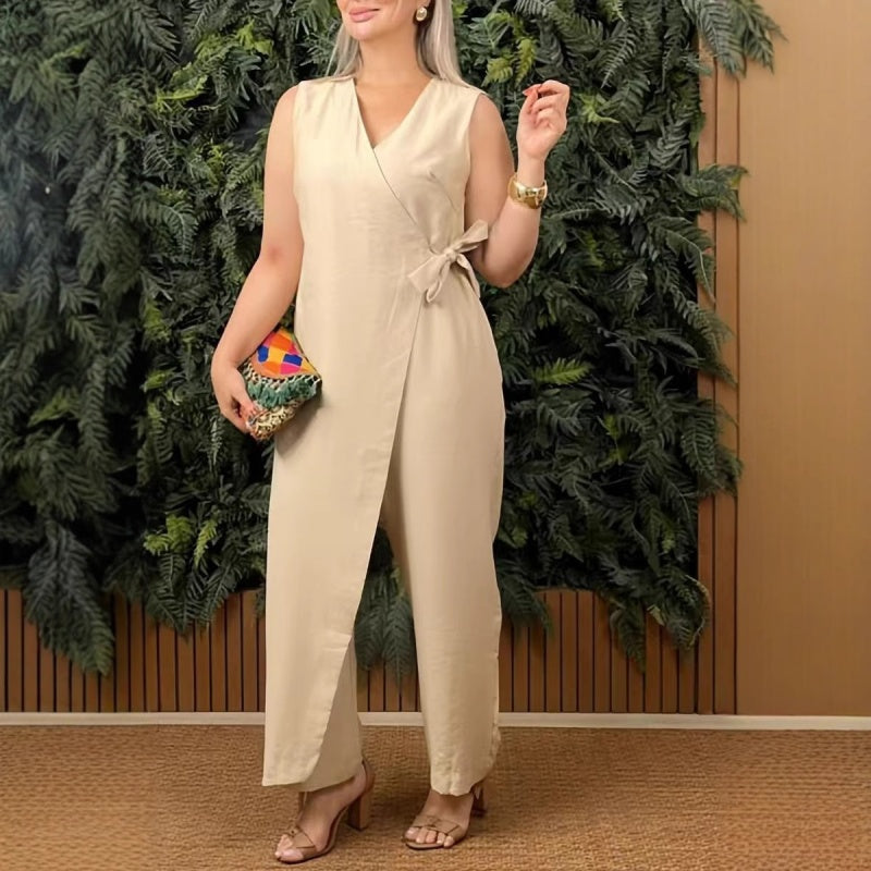 Catherine | Comfortable V-Neck Jumpsuit