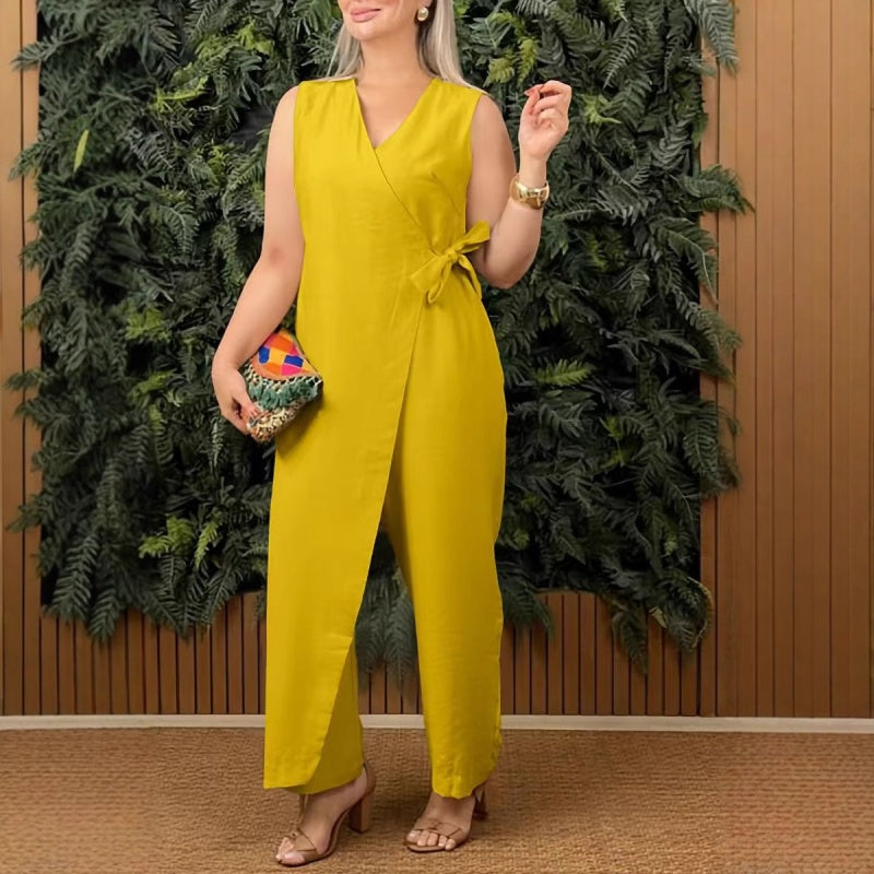 Catherine | Comfortable V-Neck Jumpsuit