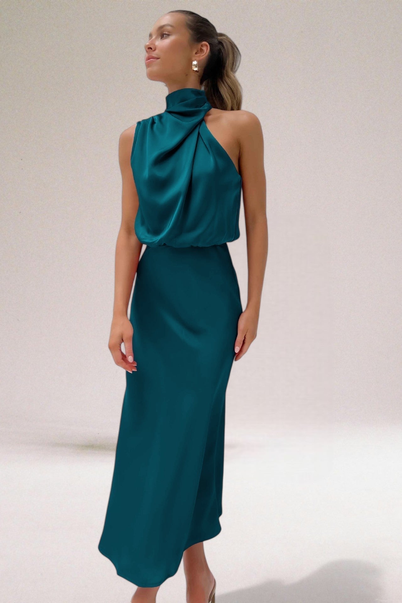 Amy | One-Shoulder Glam Dress