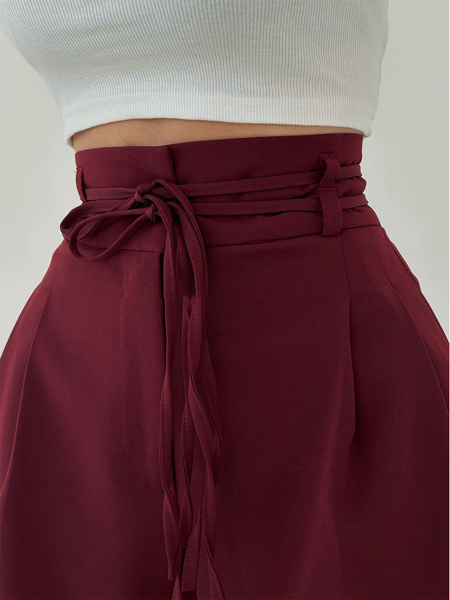 Amelia | High-Waist Wide Leg Trousers