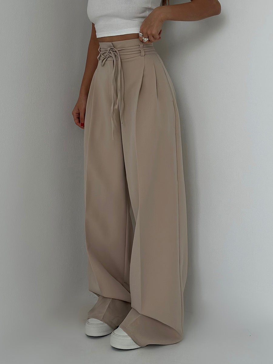 Amelia | High-Waist Wide Leg Trousers