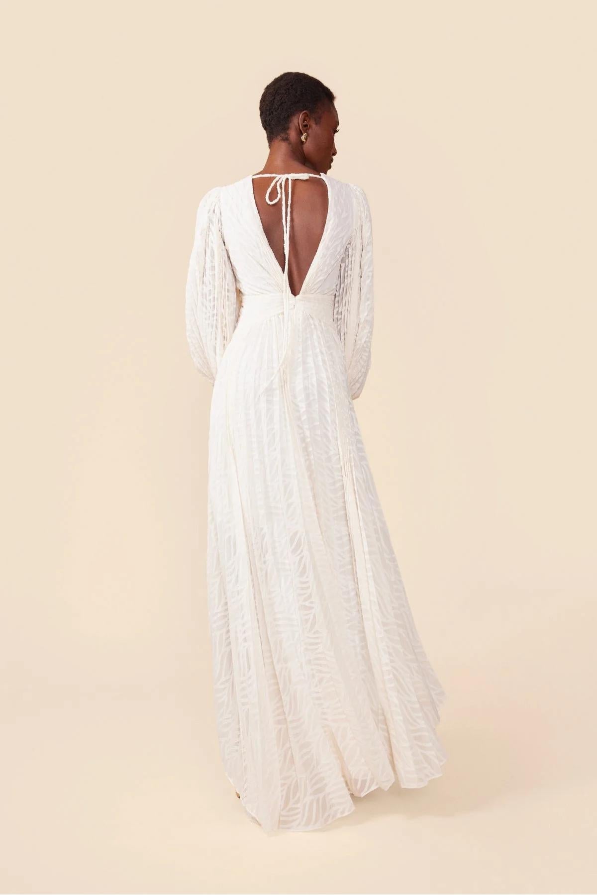 Elsa | Cream Maxi Dress by Allegory