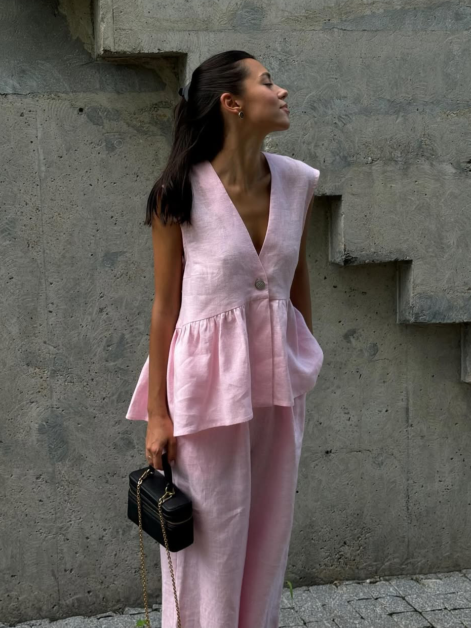 Sienna | Cotton Linen Two-Piece Set