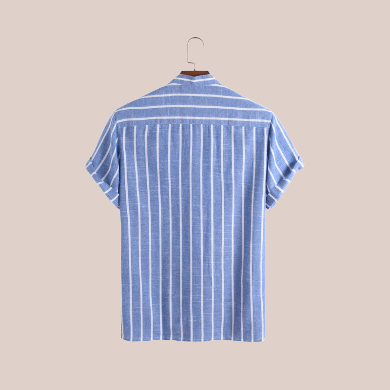 ELIAS | Striped Cotton Shirt