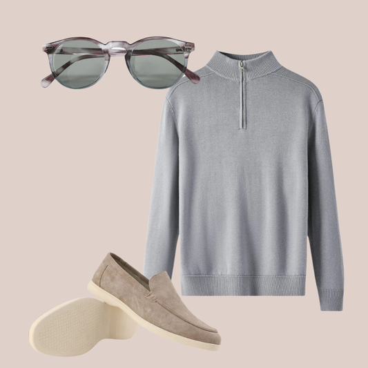 ETHAN | Merino Wool Quarter-Zip