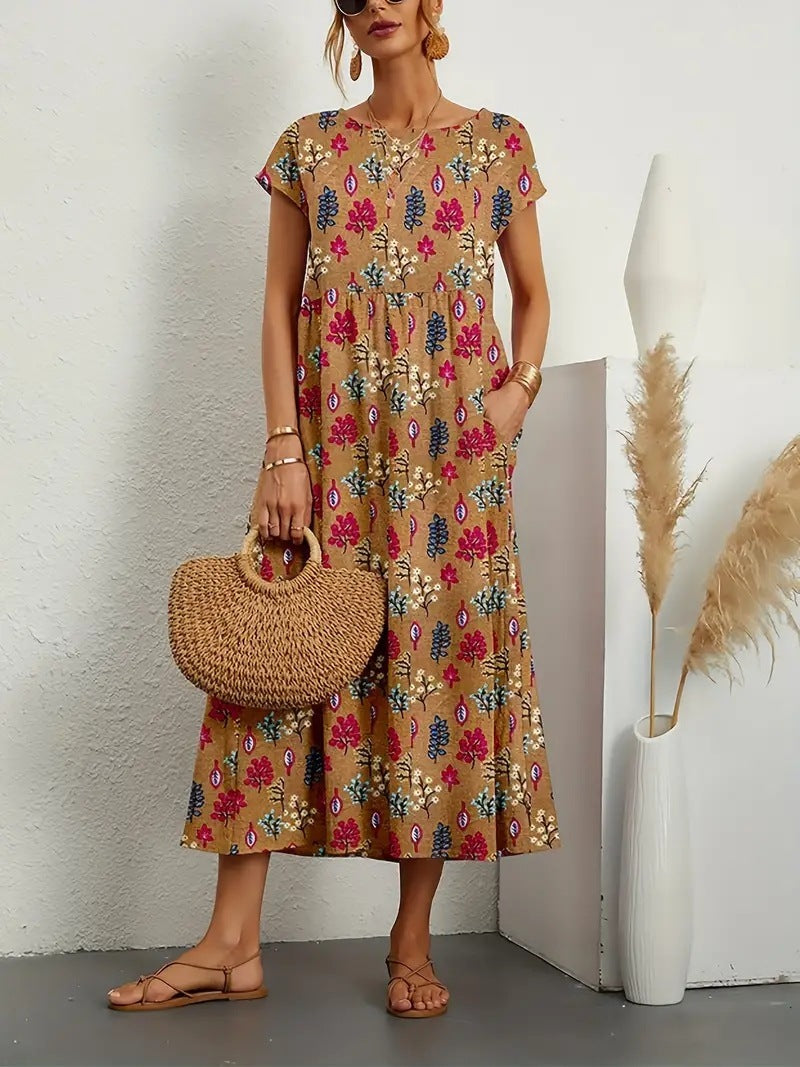 Amira - Elegant Floral Dress