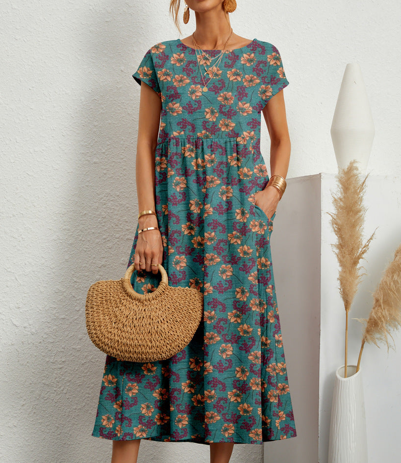 Amira - Elegant Floral Dress
