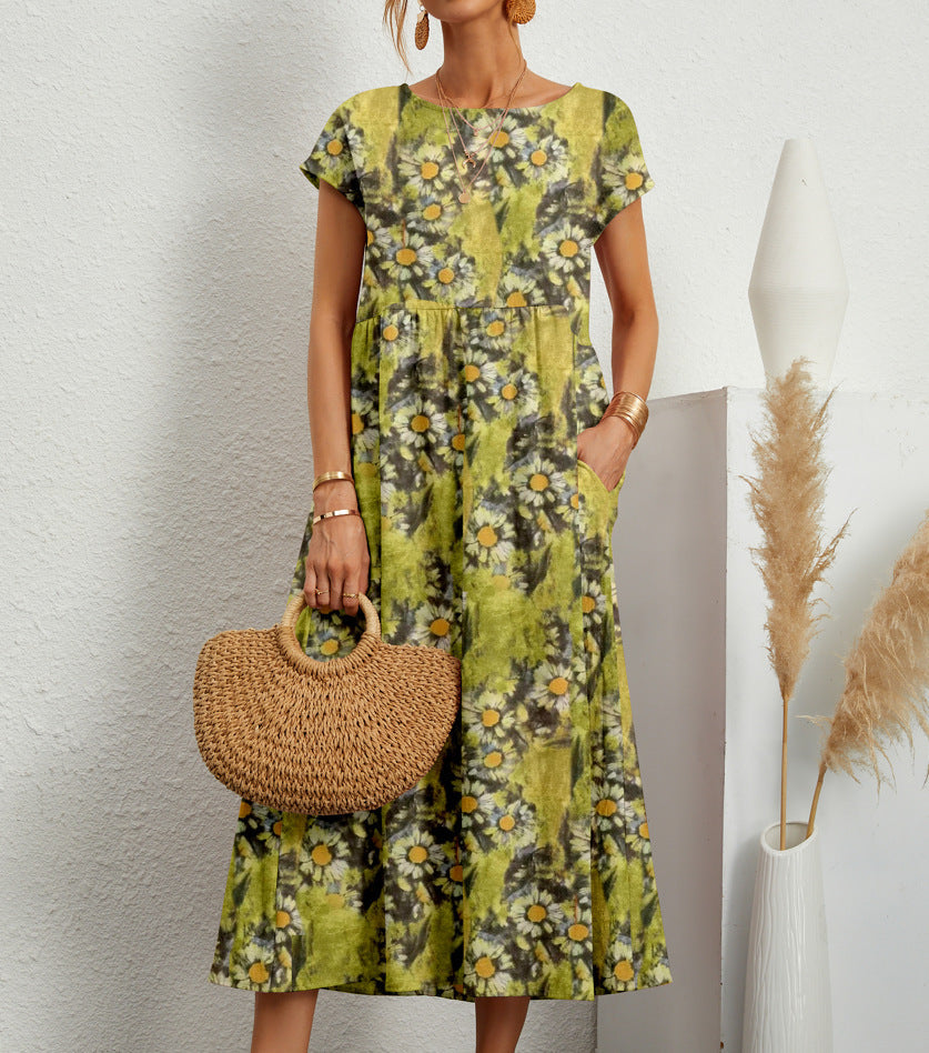 Amira - Elegant Floral Dress