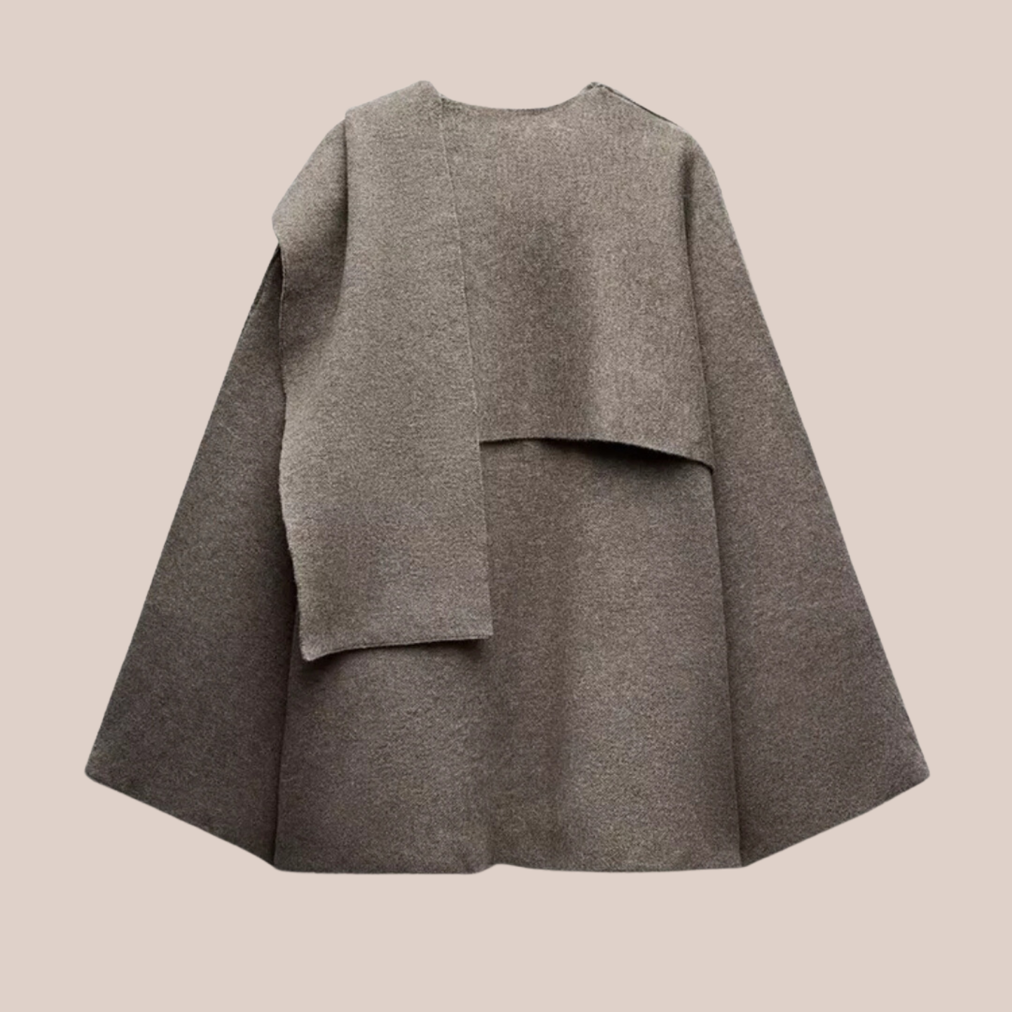 ELIF | Draped Cape Coat