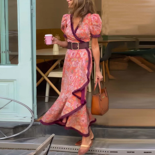 Rosalie Quinn | Elegant Pink Maxi Dress
