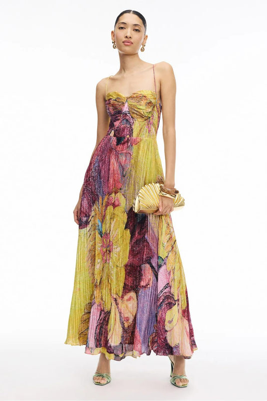 Mireya | Multicolor Maxi with Ikat Design