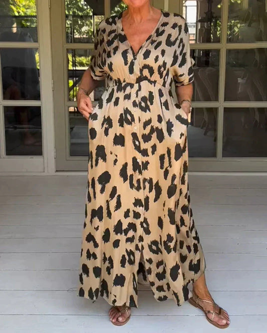 Zara™ | Leopard Print Statement Dress