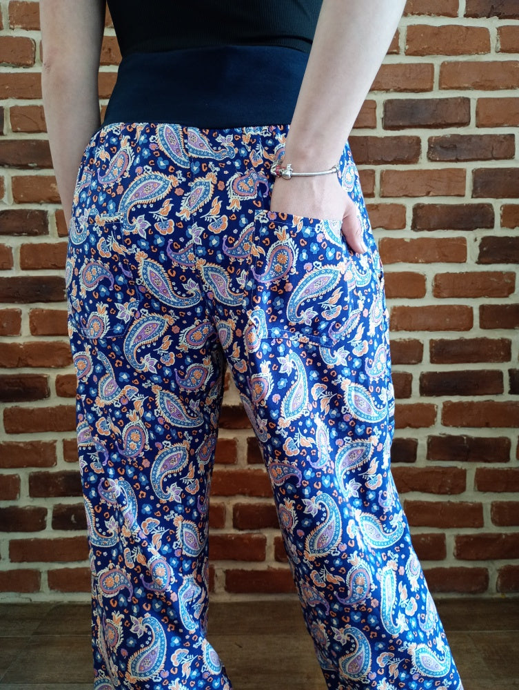 Anna | Relaxed Fit Patterned Pants