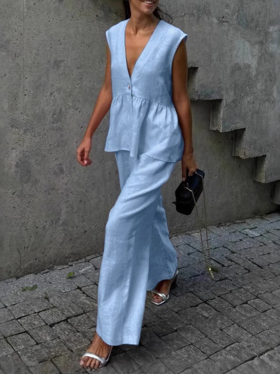 Sienna | Cotton Linen Two-Piece Set