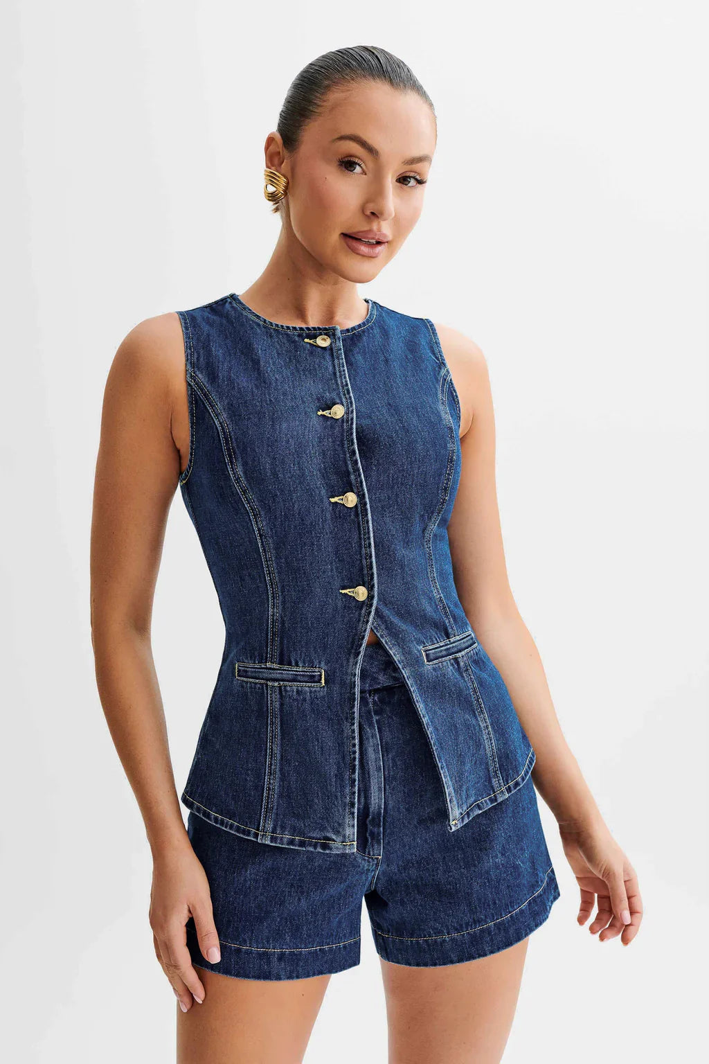 LINNEA | DENIM TWO-PIECE SET