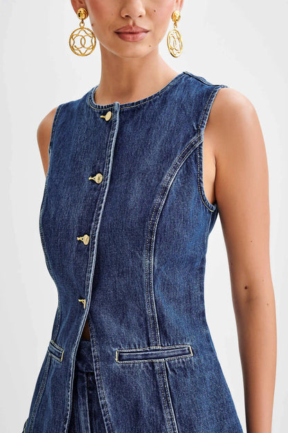 LINNEA | DENIM TWO-PIECE SET